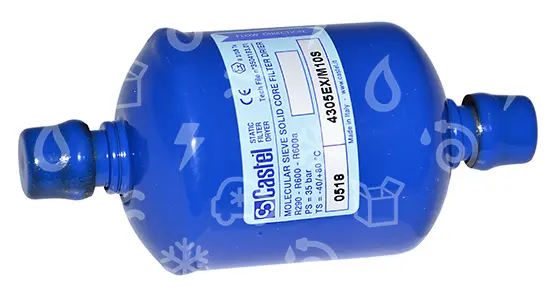 filtrdehydrátor CASTEL 4305EX/M10S, 10 MM ODS, pájecí, ATEX, R290